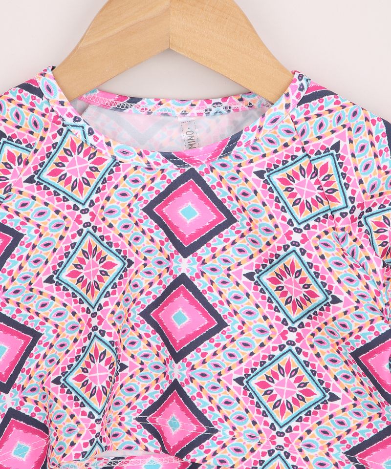 Blusa-de-Praia-Infantil-Cropped-Estampada-Geometrica-Manga-Longa-com-Protecao-UV50--Rosa-9964925-Rosa_3