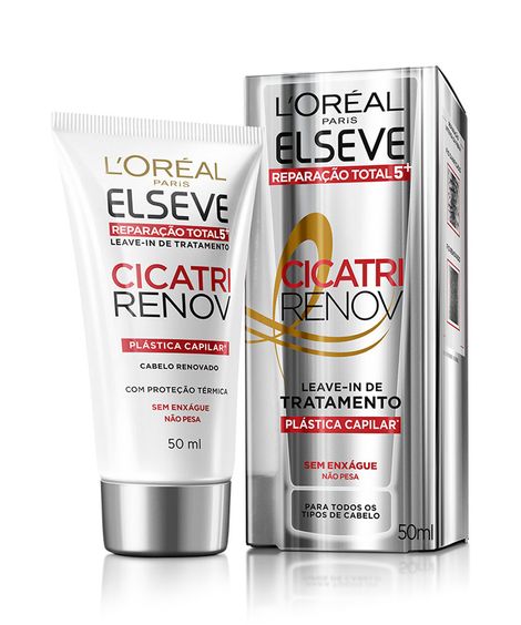 Leave-In de Tratamento Elseve L'Oréal Paris Cicatri Renov 50ml Único