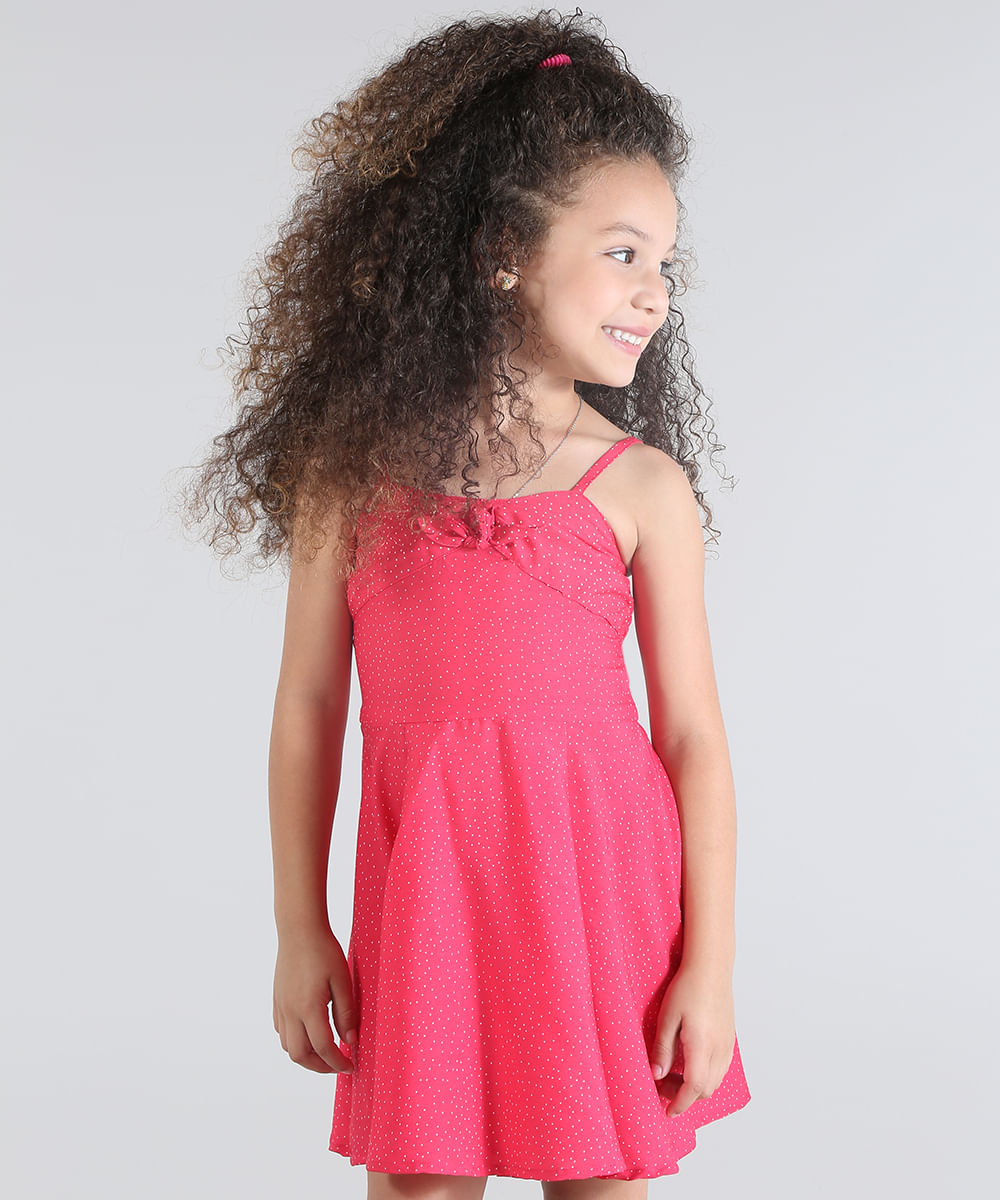Vestido-Estampado-de-Poas-Rosa-Escuro-8682897-Rosa_Escuro_1