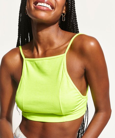 top cropped neon