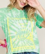 Blusa-Feminina-Signo-Aquario-Estampada-Tie-Dye-Manga-Curta-Decote-Redondo-Verde-9964702-Verde_4