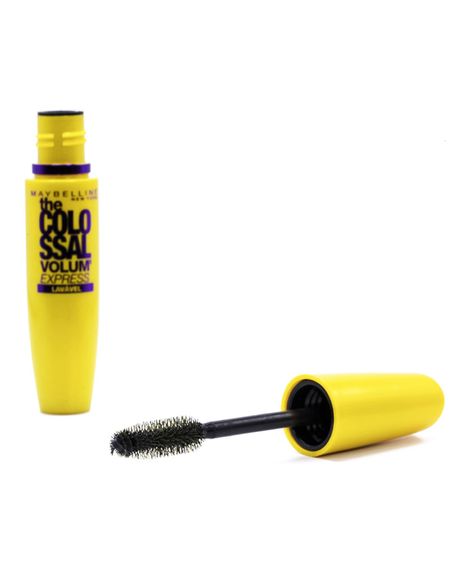 Máscara de Cílios Colossal Volum Express Lavável Maybelline Glam Black