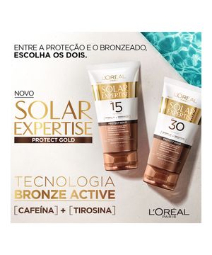 Protetor Solar Facial L'Oréal Expertise Protect Gold FPS15 - 1 Unidade Único