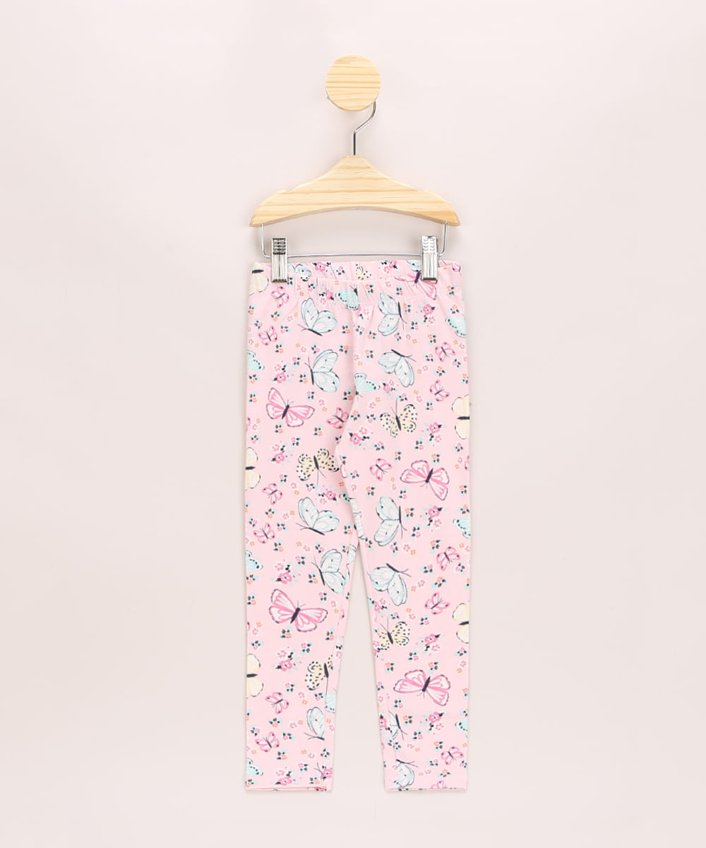 Calca-Legging-Infantil-Estampada-de-Borboletas-Rosa-Claro-9953609-Rosa_Claro_1