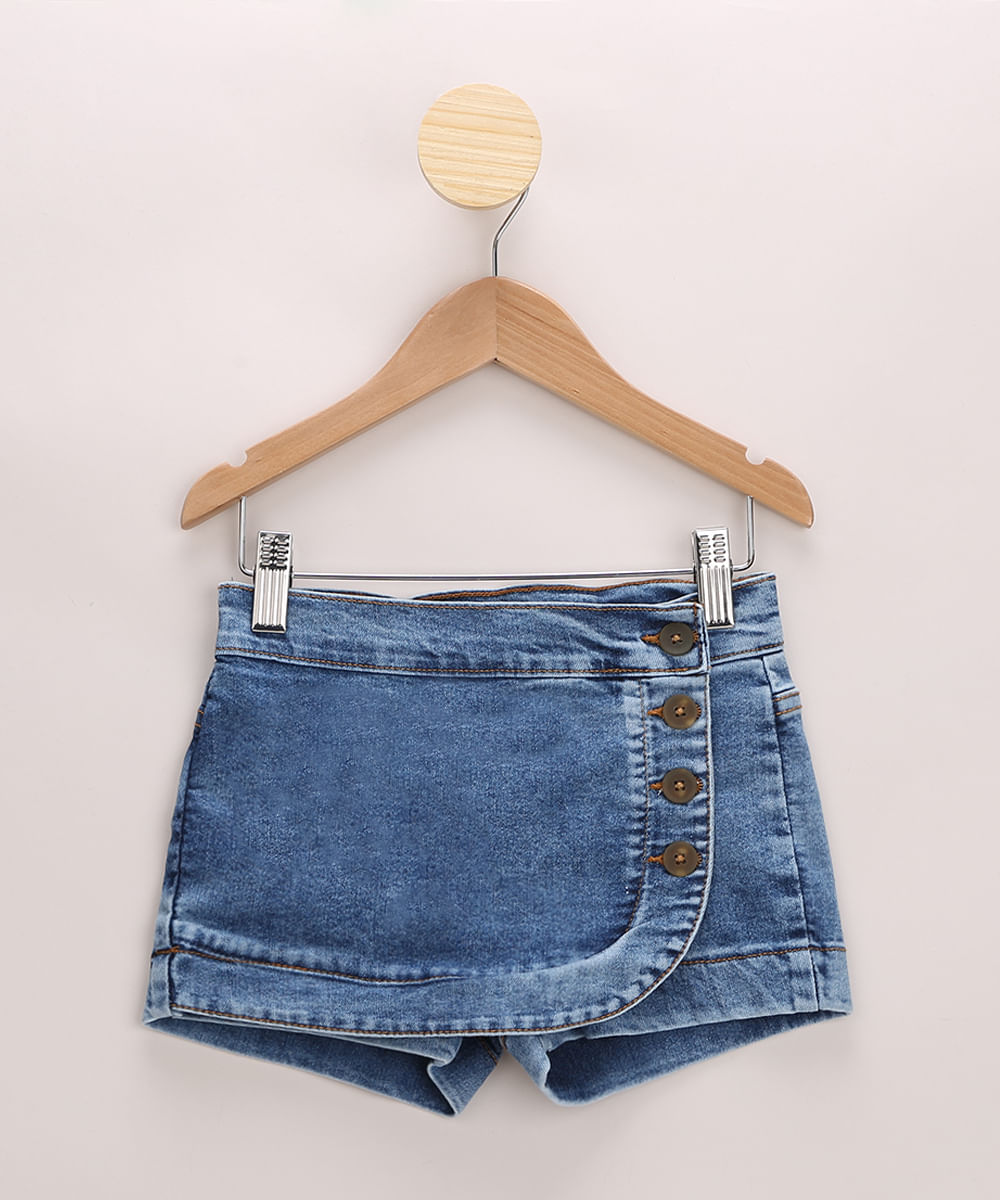 short saia jeans cea