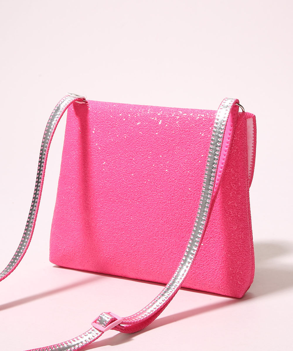 pink sequin bolsa