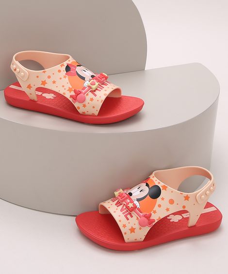 Sandália Infantil Ipanema Minnie Vermelha