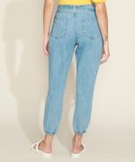 Calca-Jeans-Feminina-Jogger-Cintura-Media-com-Faixa-para-Amarrar-Azul-Claro-9971597-Azul_Claro_2