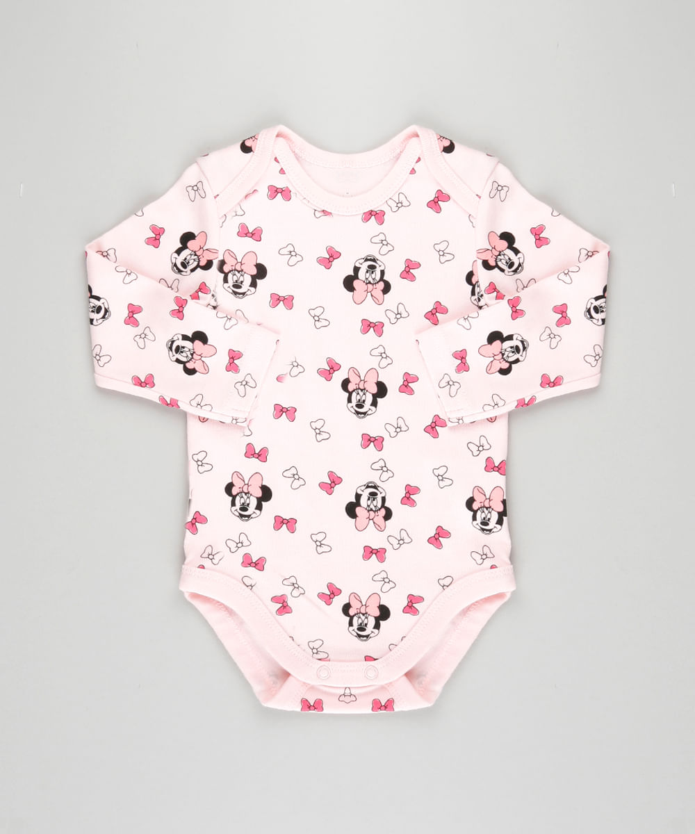 Body-Estampado-Minnie-em-Algodao---Sustentavel-Rosa-Claro-8648736-Rosa_Claro_1