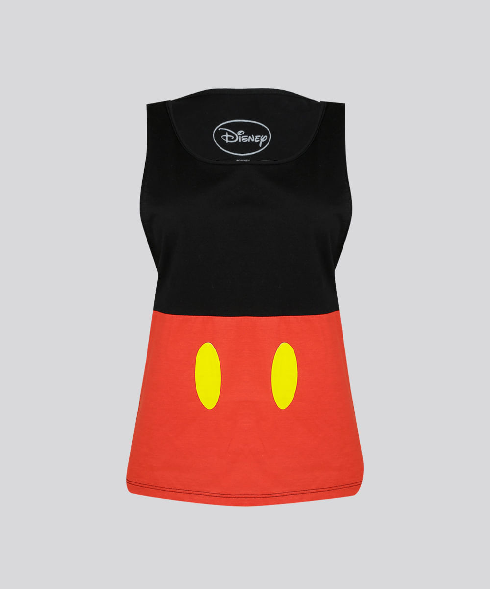 Regata Carnaval Mickey Preta