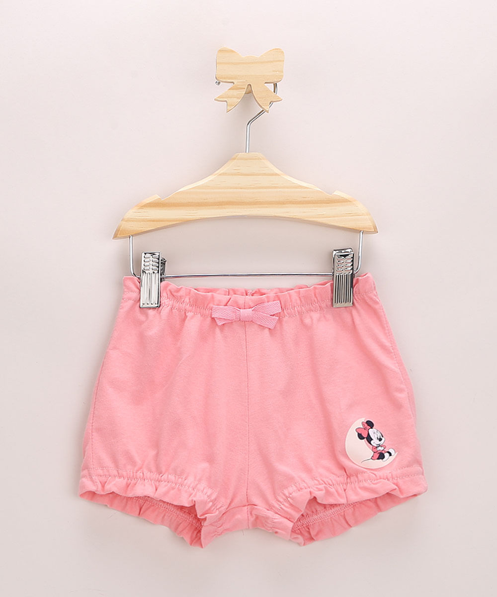 Short-Infantil-Balone-Minnie-com-Laco-Rosa-Escuro-9968501-Rosa_Escuro_1