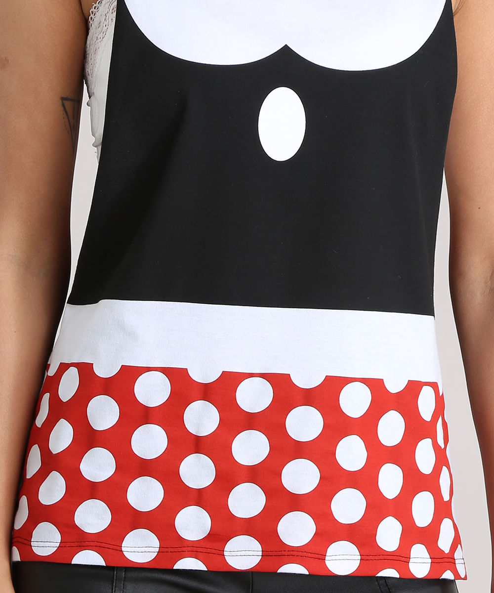 Regata Carnaval Minnie Preta