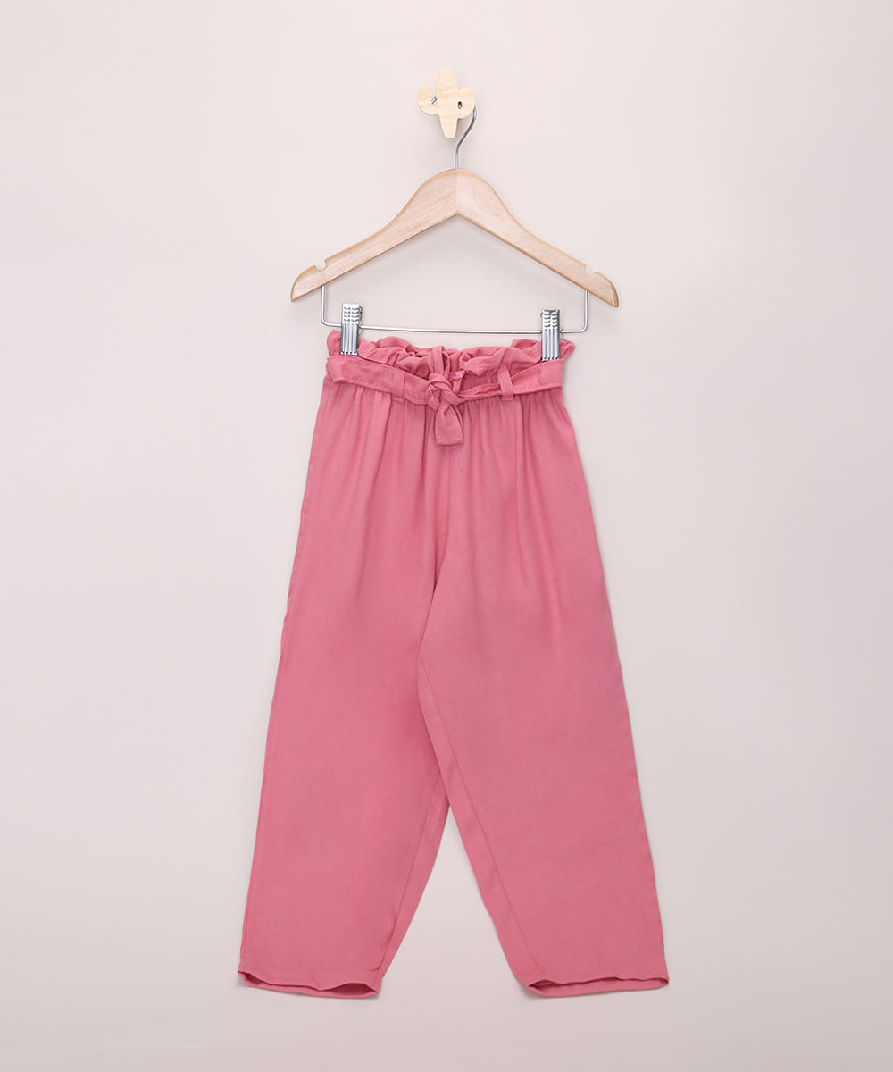 Calca-Infantil-Clochard-com-Faixa-Para-Amarrar-Rosa-9965137-Rosa_1