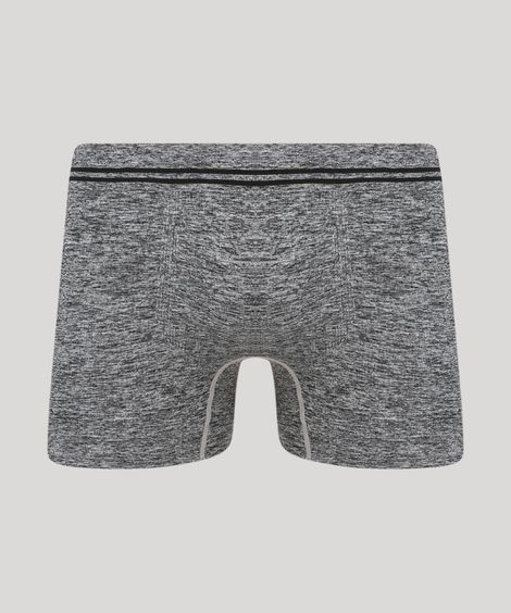 Cueca Masculina Boxer Sem Costura Cinza
