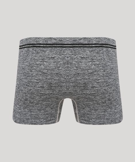 Cueca Masculina Boxer Sem Costura Cinza