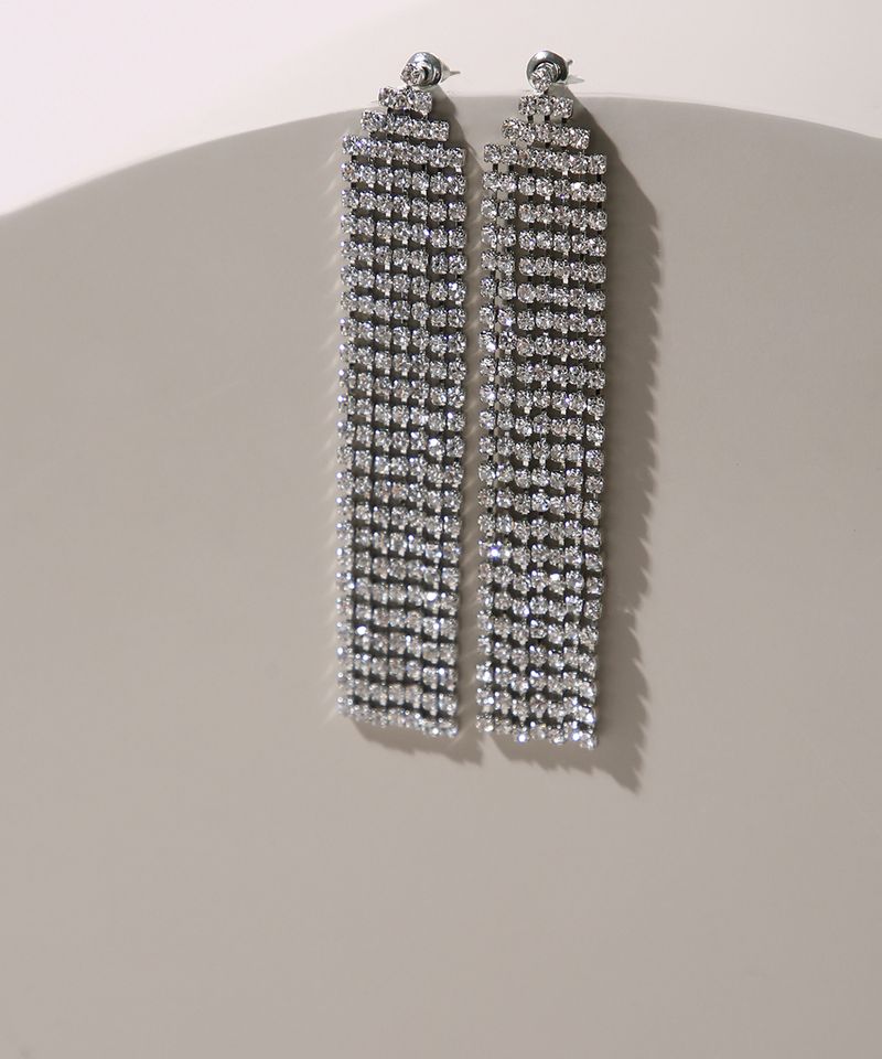 Brinco de strass, da C&A
