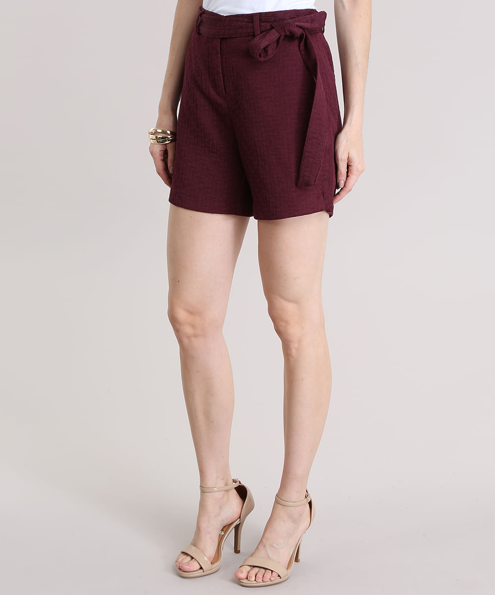 Short-em-Jacquard-com-Cinto-Roxo-8359651-Roxo_1