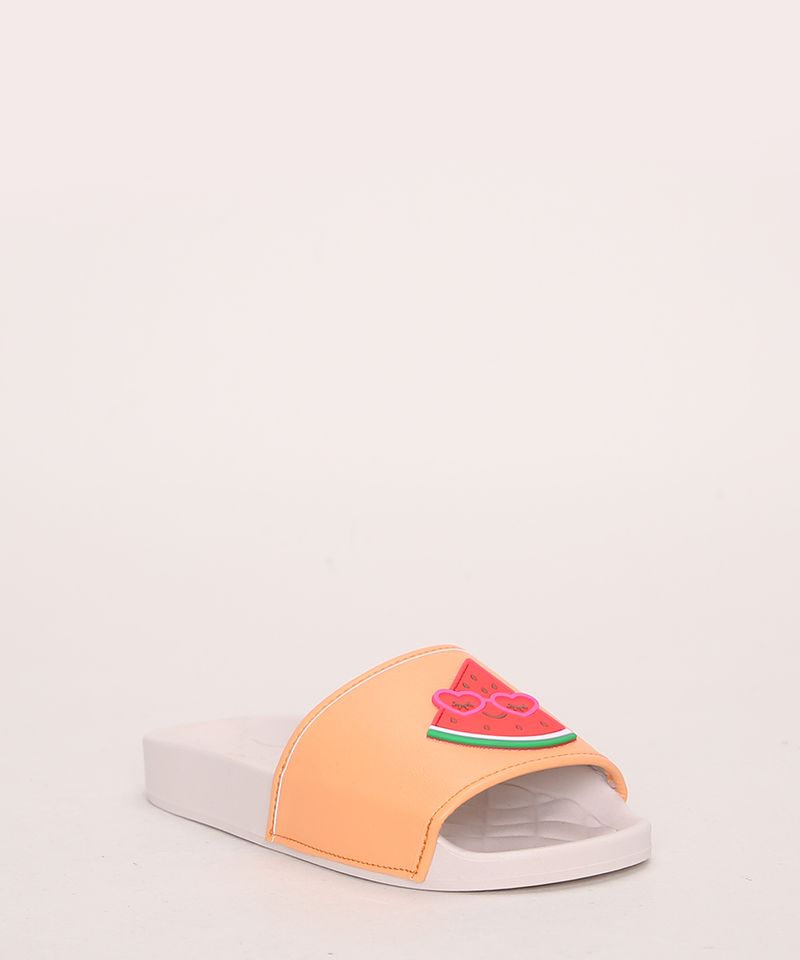 Chinelo-Slide-Infantil-Molekinha-Melancia-Bege-9975230-Bege_3