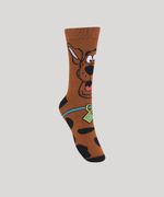 Meia-Masculina-Cano-Alto-Divertida-Scooby-Doo-Marrom-9970159-Marrom_1