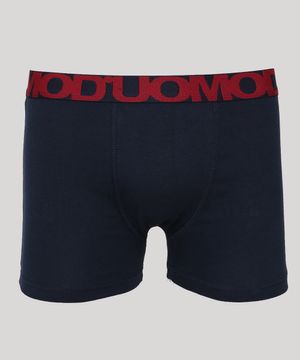 Cueca Masculina Duomo Boxer Azul Marinho