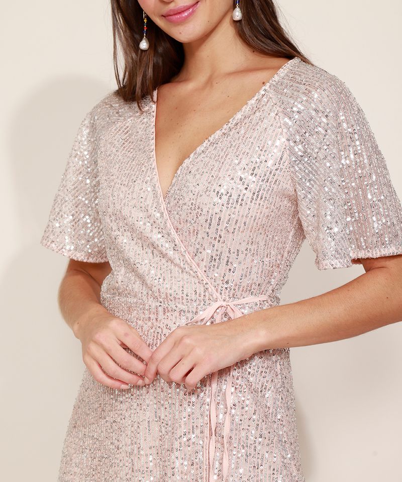 Vestido-de-Paete-Feminino-Curto-Envelope-Manga-Curta-Ampla-Rose-9957715-Rose_6