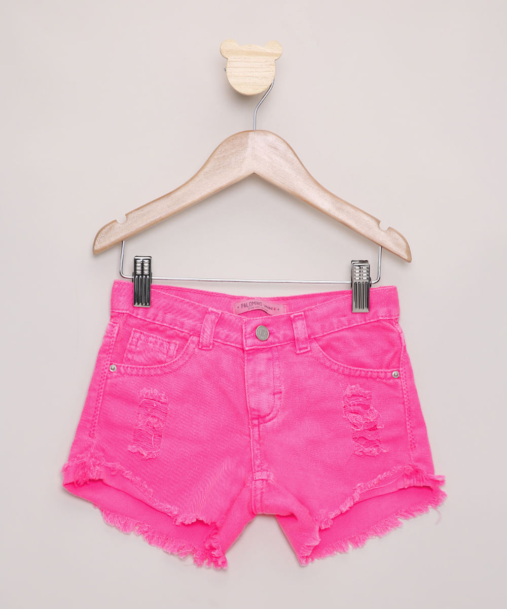 Short-de-Sarja-Infantil-Destroyed-com-Bolsos-Rosa-Neon-9971856-Rosa_Neon_1