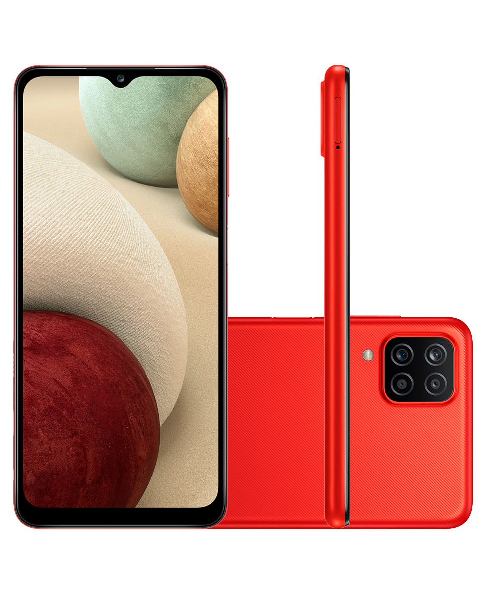 Smartphone Samsung A125M Galaxy A12 64GB Vermelho Menor preço em Smartphone Samsung A125M Galaxy A12 64GB Vermelho
