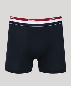 Cueca Masculina Duomo Boxer Azul Marinho