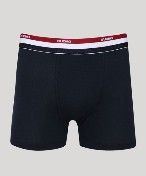 Cueca Masculina Duomo Boxer Azul Marinho