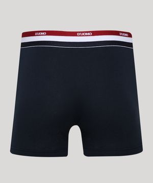 Cueca Masculina Duomo Boxer Azul Marinho