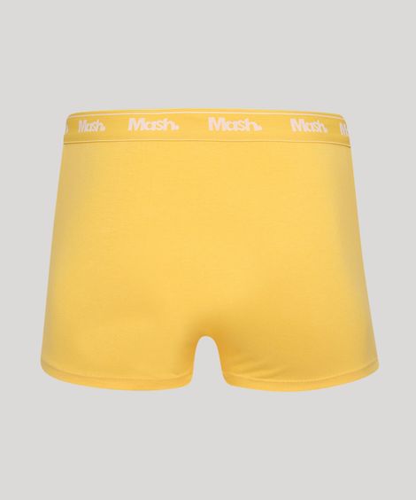 Cueca Masculina Mash " Especial Fim de Ano" Boxer Amarela