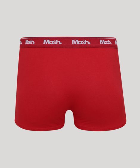 Cueca Masculina Mash " Especial Fim de Ano" Boxer Vermelha