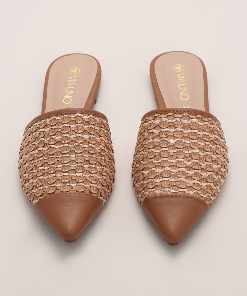 Mule-Feminino-Via-Uno-Bico-Fino-com-Palha-Caramelo-9980124-Caramelo_5