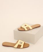 Rasteirinha-Feminina-Oneself-com-Vazado-Amarela-9974886-Amarelo_1