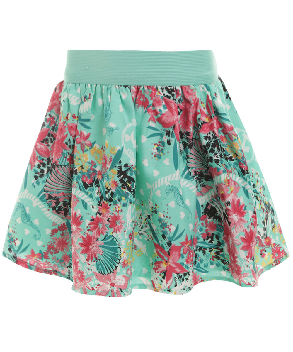 Saia Estampada Multicor