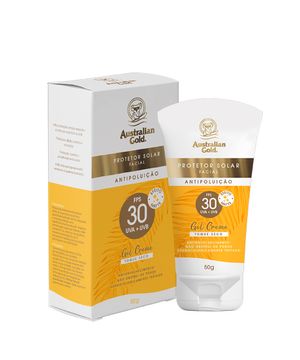 Protetor Solar Facial Australian Gold Antipoluição FPS30  Único