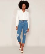 Calca-Jeans-Feminina-Sawary-Cropped-Super-Lipo-Cintura-Alta-Destroyed-com-Barra-Dobrada-Azul-Medio-9980180-Azul_Medio_3