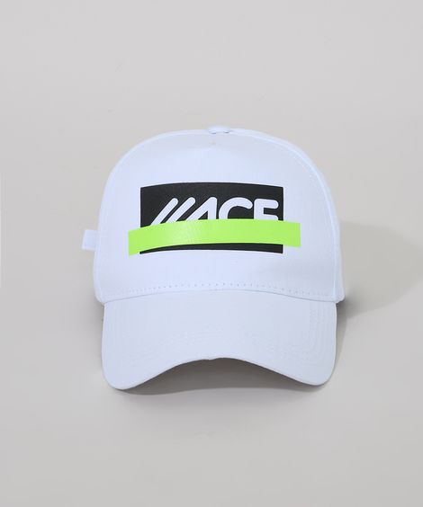 Boné Masculino Esportivo Aba Curta Branco