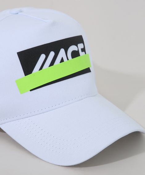 Boné Masculino Esportivo Aba Curta Branco