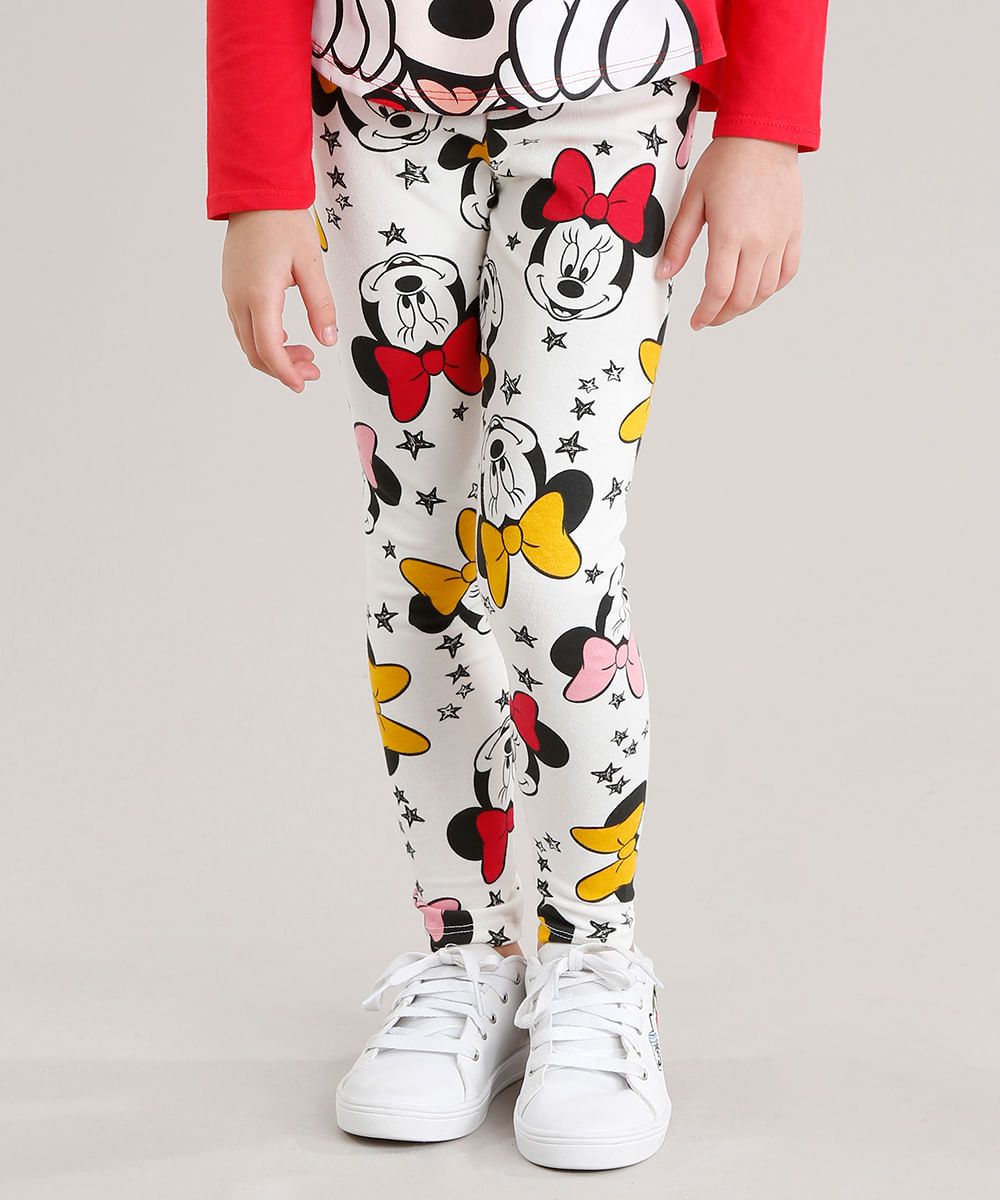 CALÇA LEGGING INFANTIL ESTAMPADA ONÇA