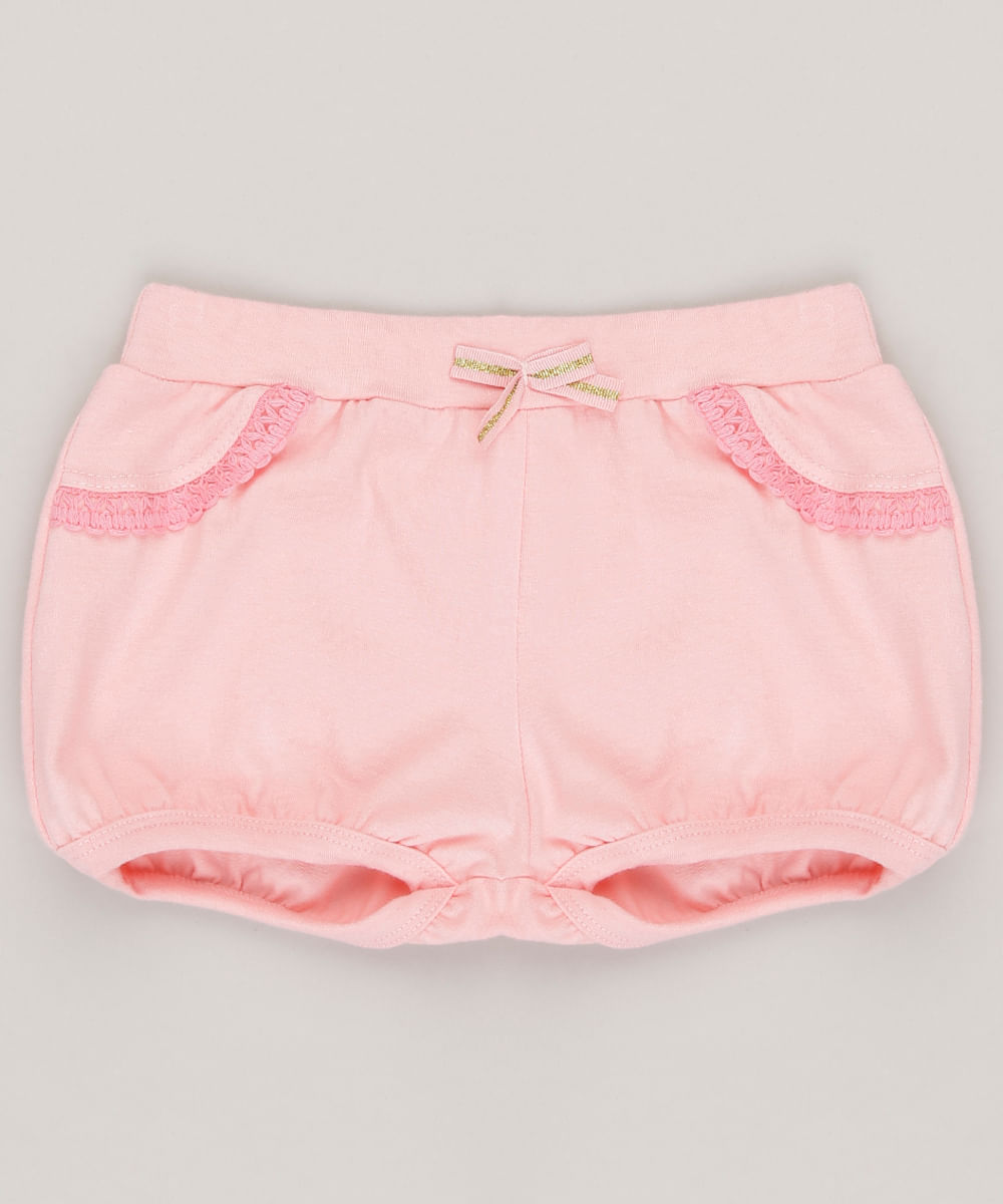 Short-Infantil-Basico-em-Algodao---Sustentavel-Rosa-9058490-Rosa_1