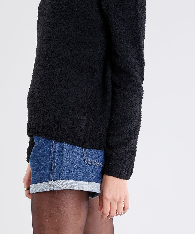 Sueter-Feminino-Basico-em-Trico-Manga-Longa-Decote-Redondo-Preto-8833852-Preto_4