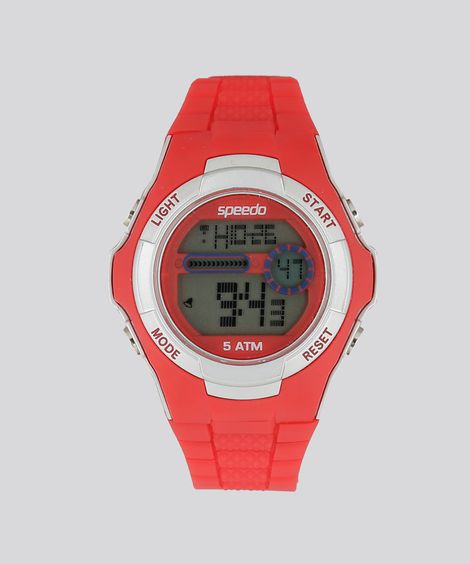 Relógio Digital Speedo Feminino - 81121G0EVNP4 Vermelho