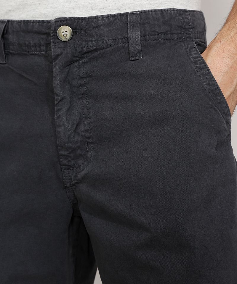 Bermuda-Masculina-de-Sarja-Reta-Chino-Chumbo-9975438-Chumbo_2