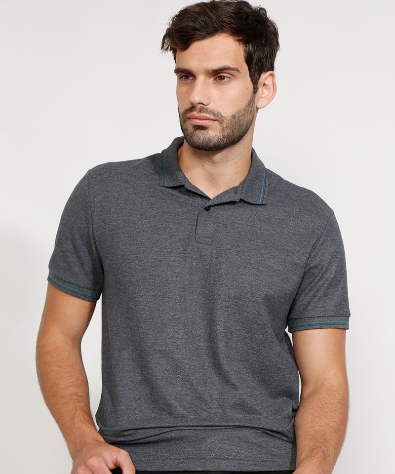 Polo-Masculina-Basica-Manga-Curta-Cinza-Mescla-Escuro-9842591-Cinza_Mescla_Escuro_6