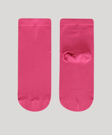 Meia Infantil Cano Médio Lupo Antiviral Rosa
