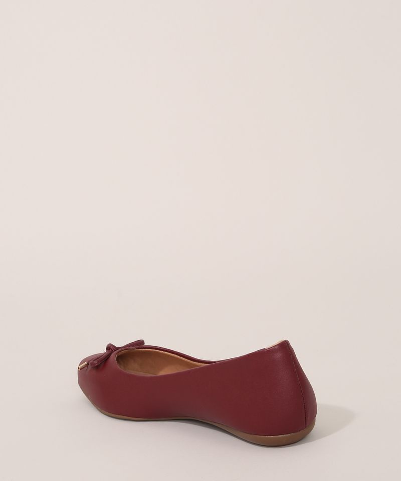 Sapatilha-Feminina-Bico-Quadrado-Via-Uno-Vinho-9983619-Vinho_4