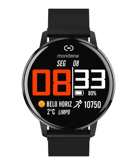 Relógio Digital Mondaine Masculino - 41002MPMVPE2 PRETO