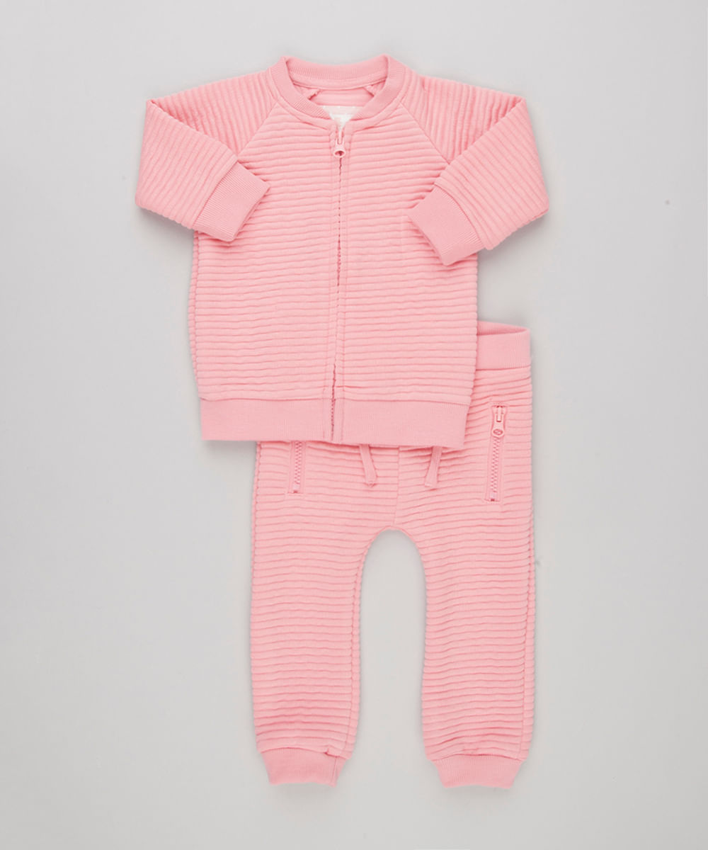 Conjunto-Infantil-de-Jaqueta-Bomber-Canelada---Calca-com-Ziper-Rosa-8908908-Rosa_1
