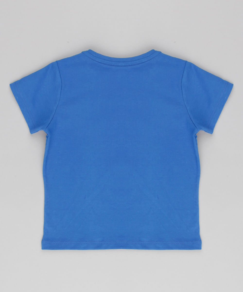 camiseta azul royal infantil